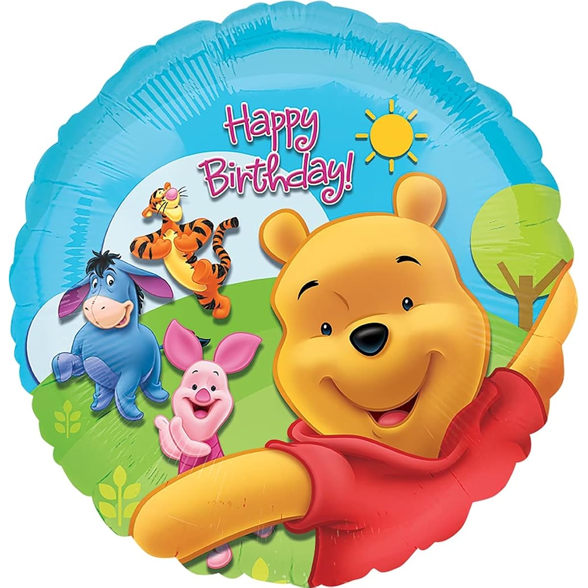Winnie the Pooh 2nd First Birthday Party Supplies and Balloon Bouquet Decorations