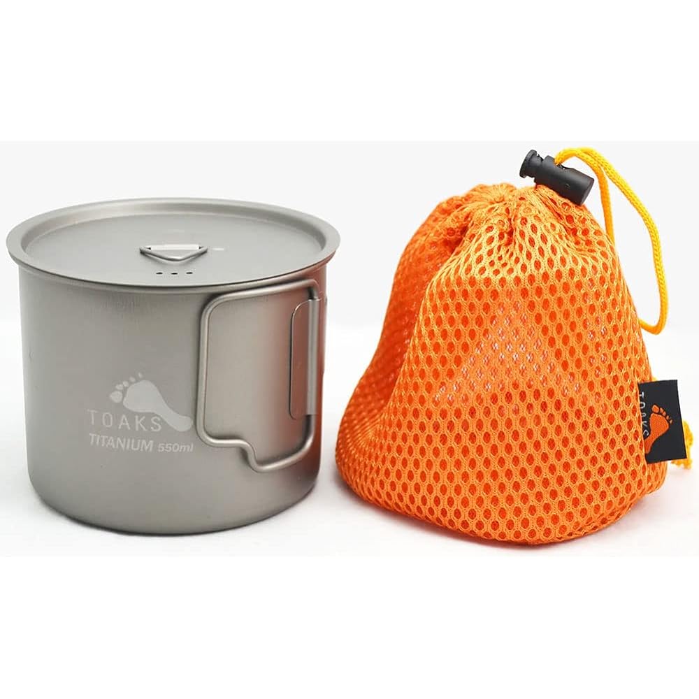 TOAKS Short Handle Pot 550ml POT-550-L