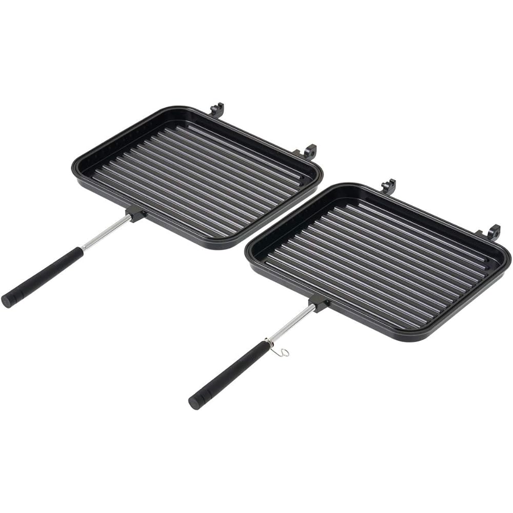 LOGOS Grill Sand Pan 81062246 Black (Approx.) Width 23 x Depth 41 x Height 4.5cm
