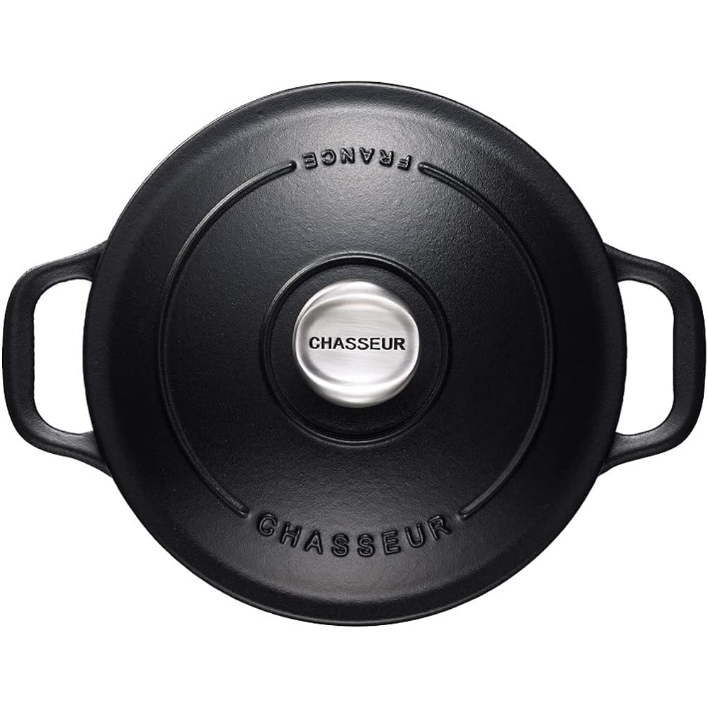 CHASSEUR Sublime Round Casserole 20cm Black CH472001BK