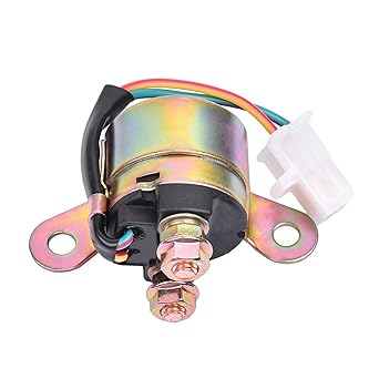 Solenoid Relay 2pcs Motorcycle Electric Starter Solenoid Relay for Suzuki GSX550 GSX 550 GR650D GR650XD GS700 GS 700 VX800 VX 800 650cc 800cc