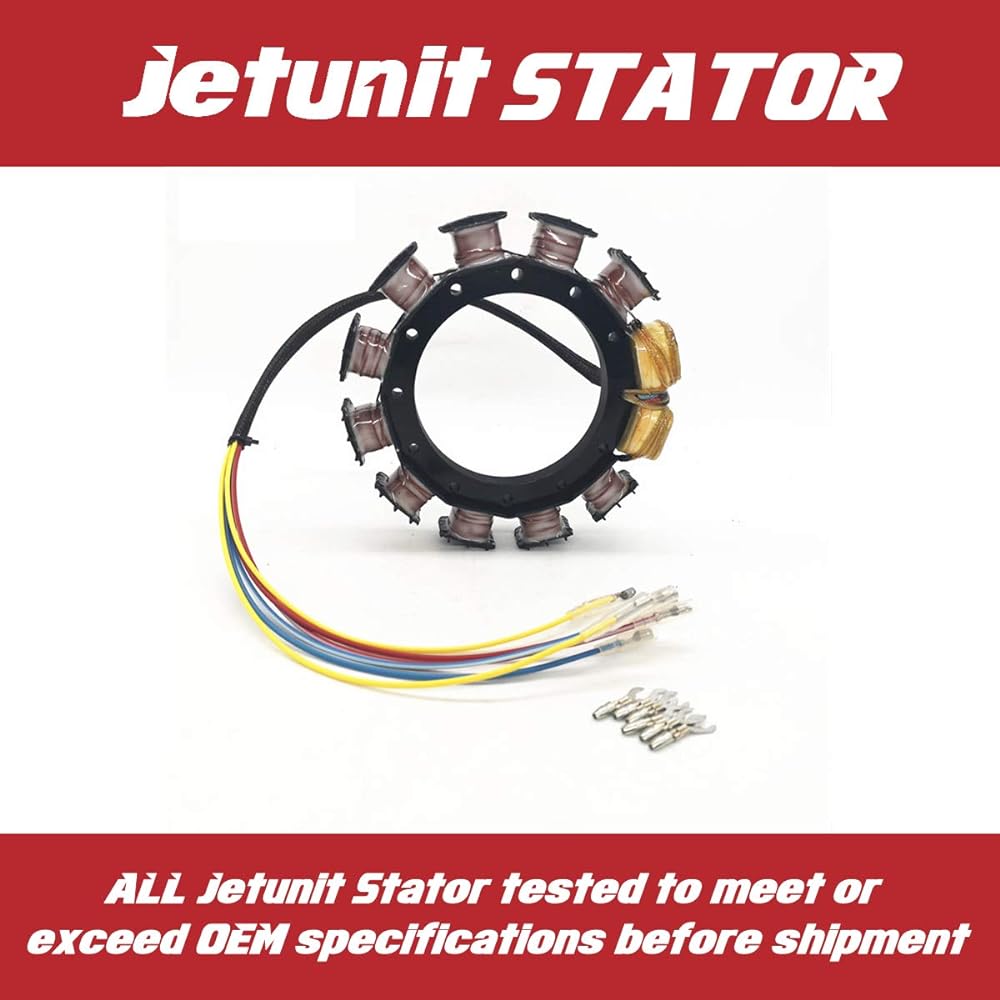 JETUNIT Genuine Outboard Motor 9 Amp Stator Assy Magnet Coil Mercury 2,3&4 Cylinder 174-8778k1 398-8778A6 398-8778A10 398-8778A16 398-818535A3 398-97 10A48 398-382075A