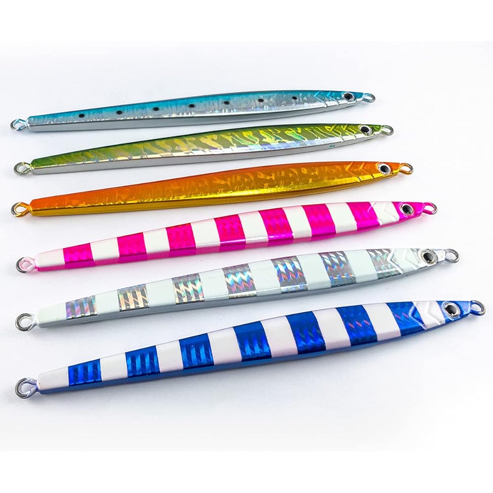 [Orld fishing gear] Heavy slow jig (long) multicolor set qb100160S