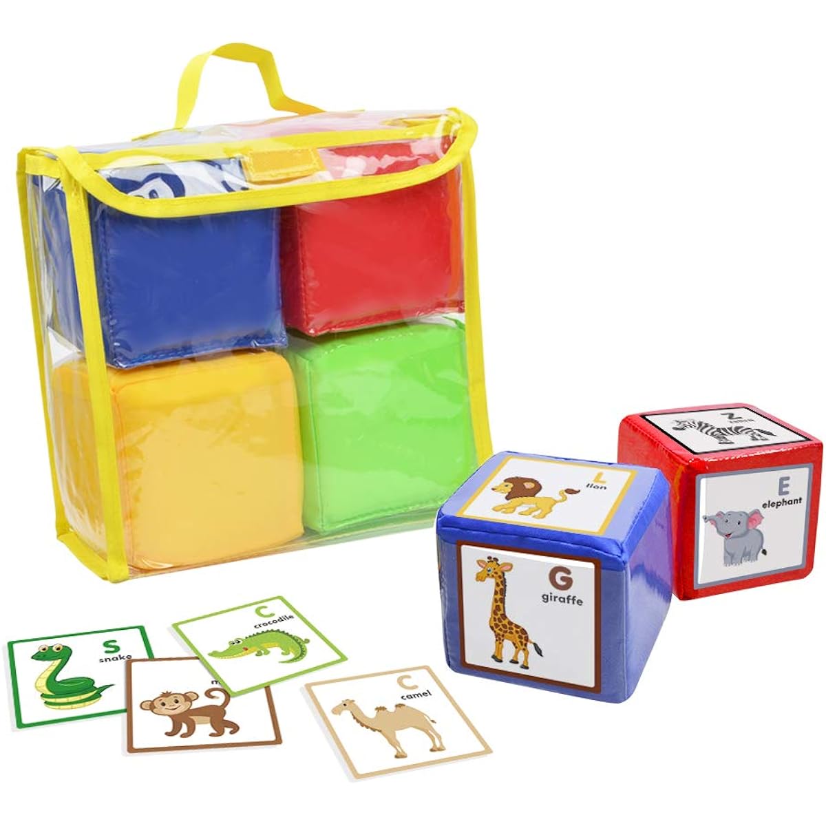 Godery DIY Educational Game Dice Pocket Cube for Education - Set of 4