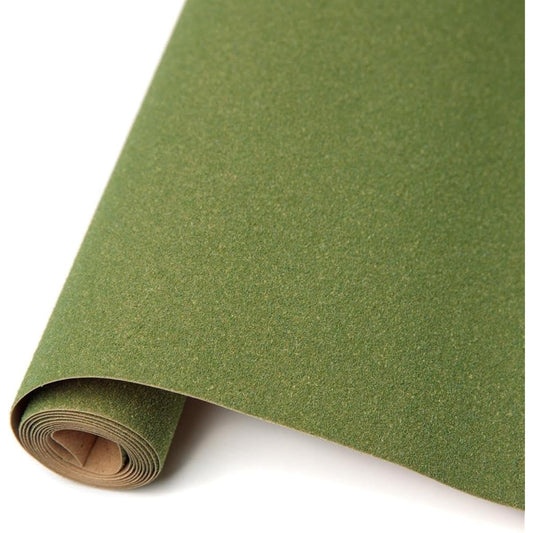 Artificial Moss Green Grass Mat for Dollhouse Lawn Railroad Train Scenery Scenery Model Diorama 12" x 50"
