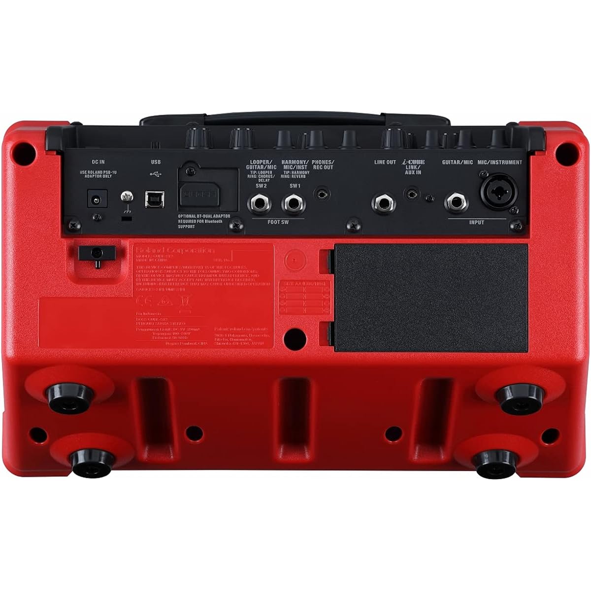 [Street live vocal set] BOSS/CUBE Street II Red - Set with genuine bag CB-CS1 [Limited bonus: sleeve bag, AUX mini cable]