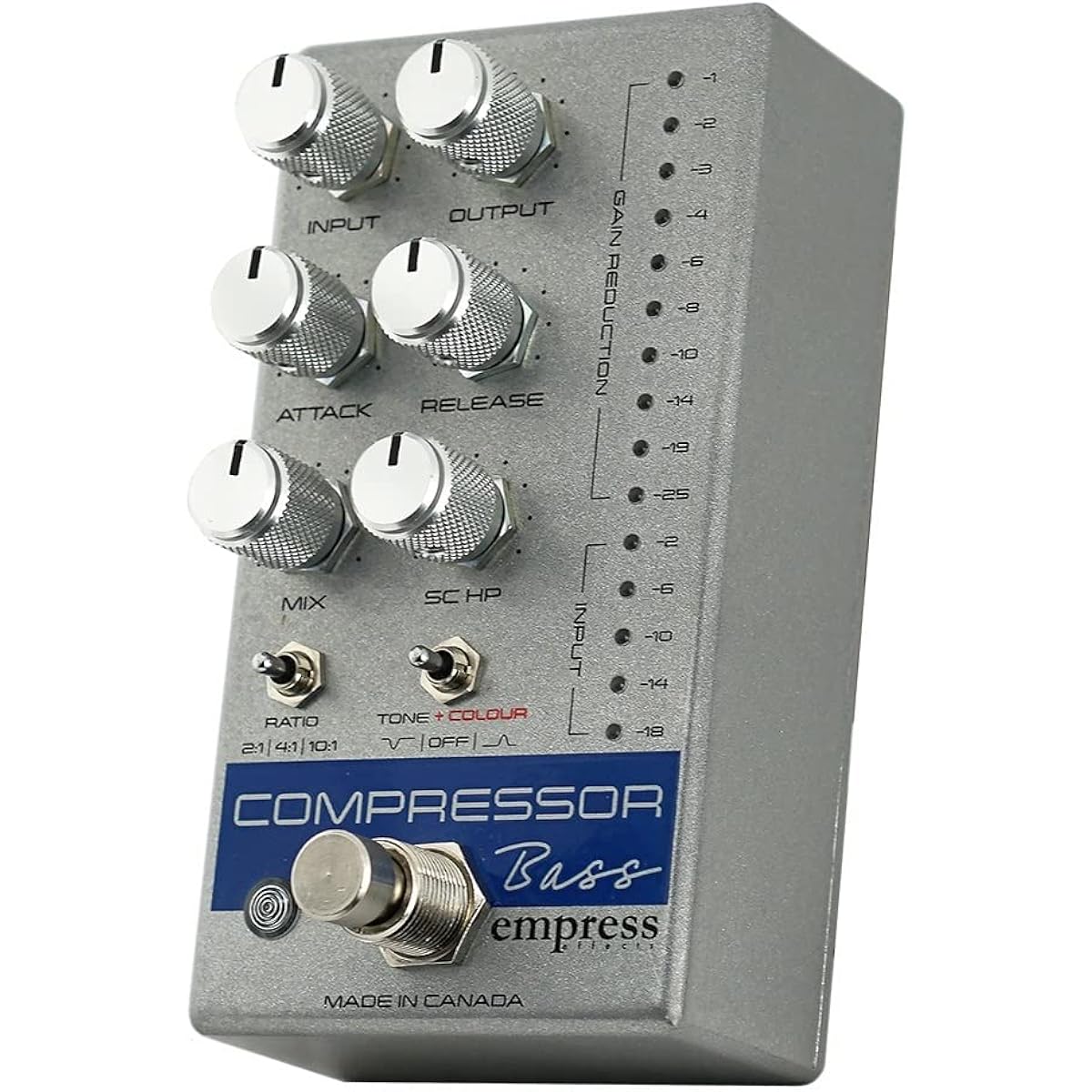 Empress Effects/Bass Compressor Silver High-End Compressor Pedal for Bass [Bass Compressor]