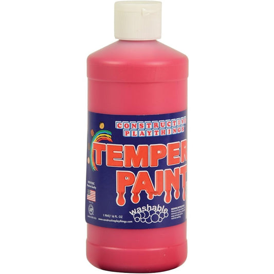 Constructive Playthings Washable Red Pint Tempera Paint