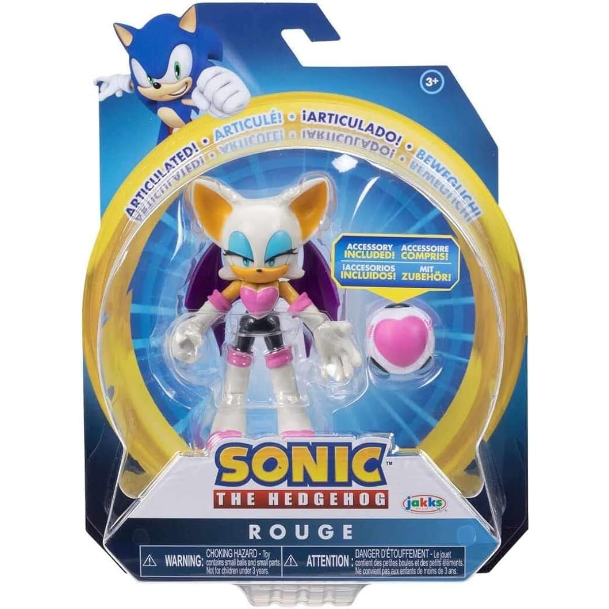 Sonic the Hedgehog 4 inch Rouge Bat Action Figure