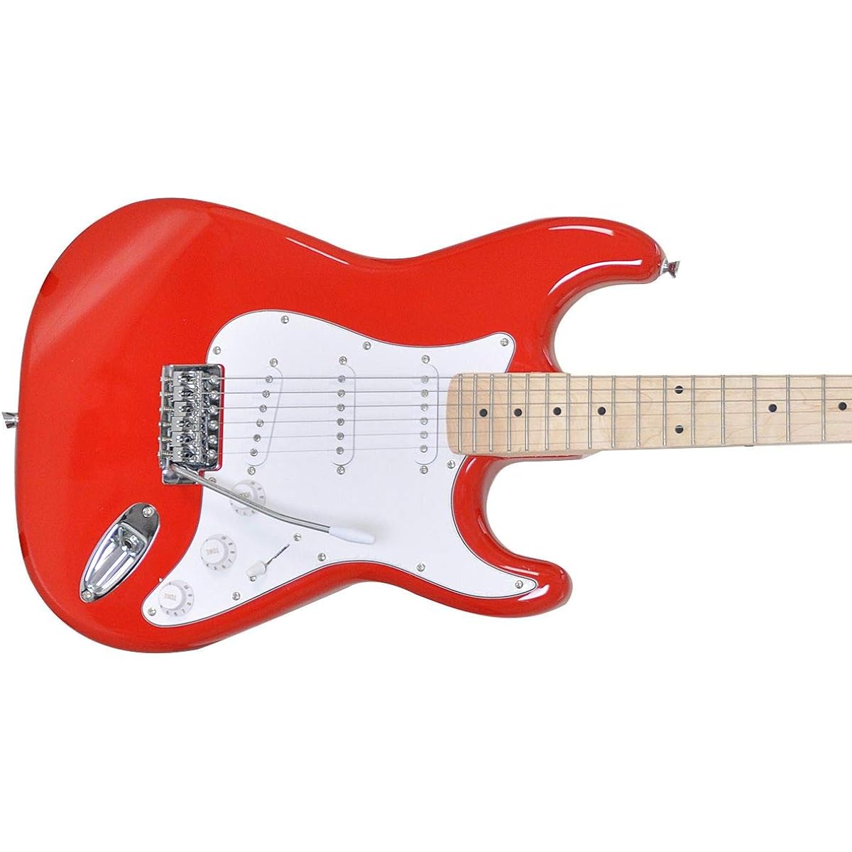 PLAYTECH Electric Guitar ST250 Maple Red