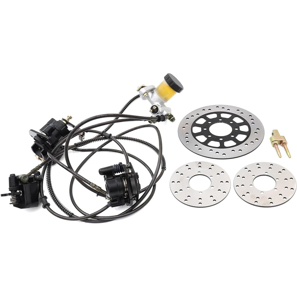 MOFANS 150CC Go Kart Disc Brake Master Cylinder Kit Brake Assembly Universal Fit for 150cc Hammerhead Trailmaster Kart Go Kart ATV