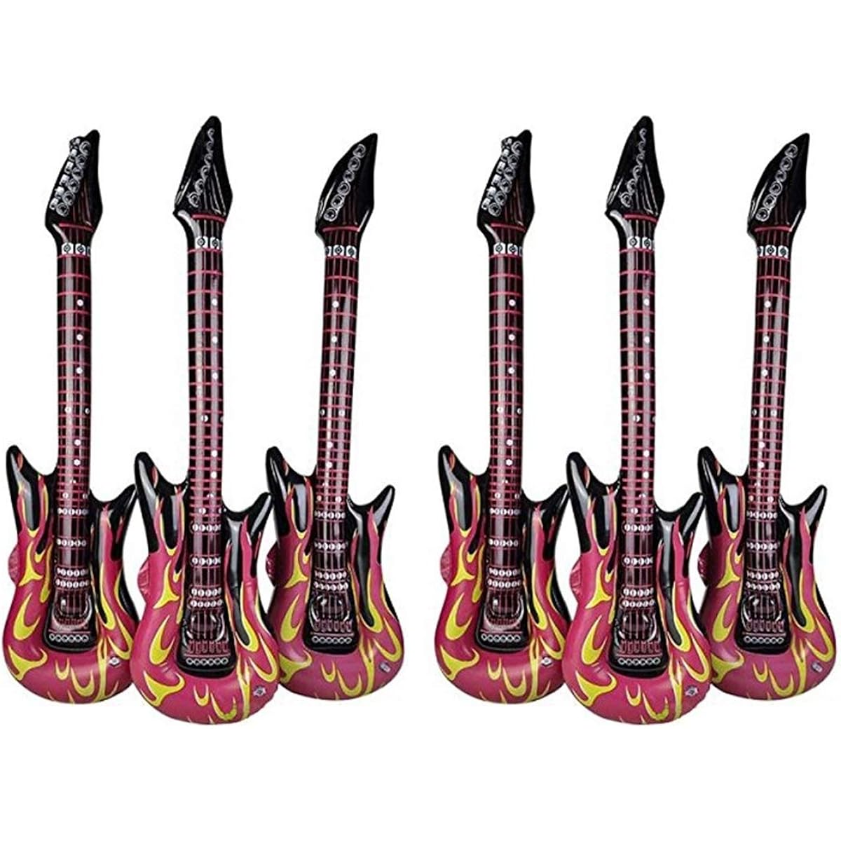 HAPPY DEALS ~ (6) 42" - Jumbo Frame Guitar Inflatables - Set of 6