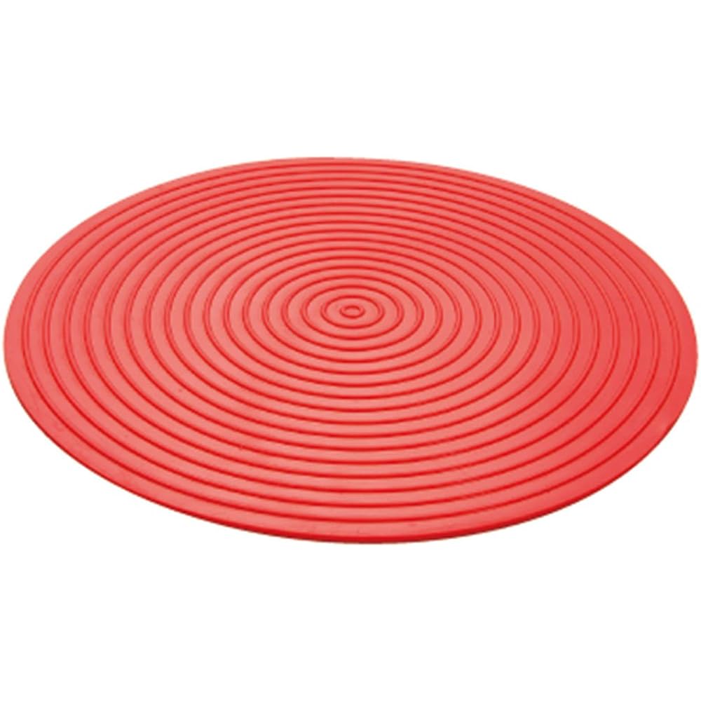 EVERNEW Marker Plate Red 10 pieces 1 set ETE153 Diameter 20cm, Thickness 2.5mm