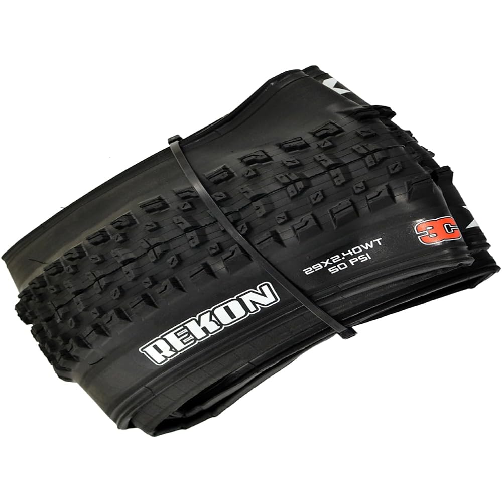 MAXXIS REKON M349RU MTB Folding Tire TR EXO 3C MaxxTerra 29x2.4" Tire, Black, MX2160
