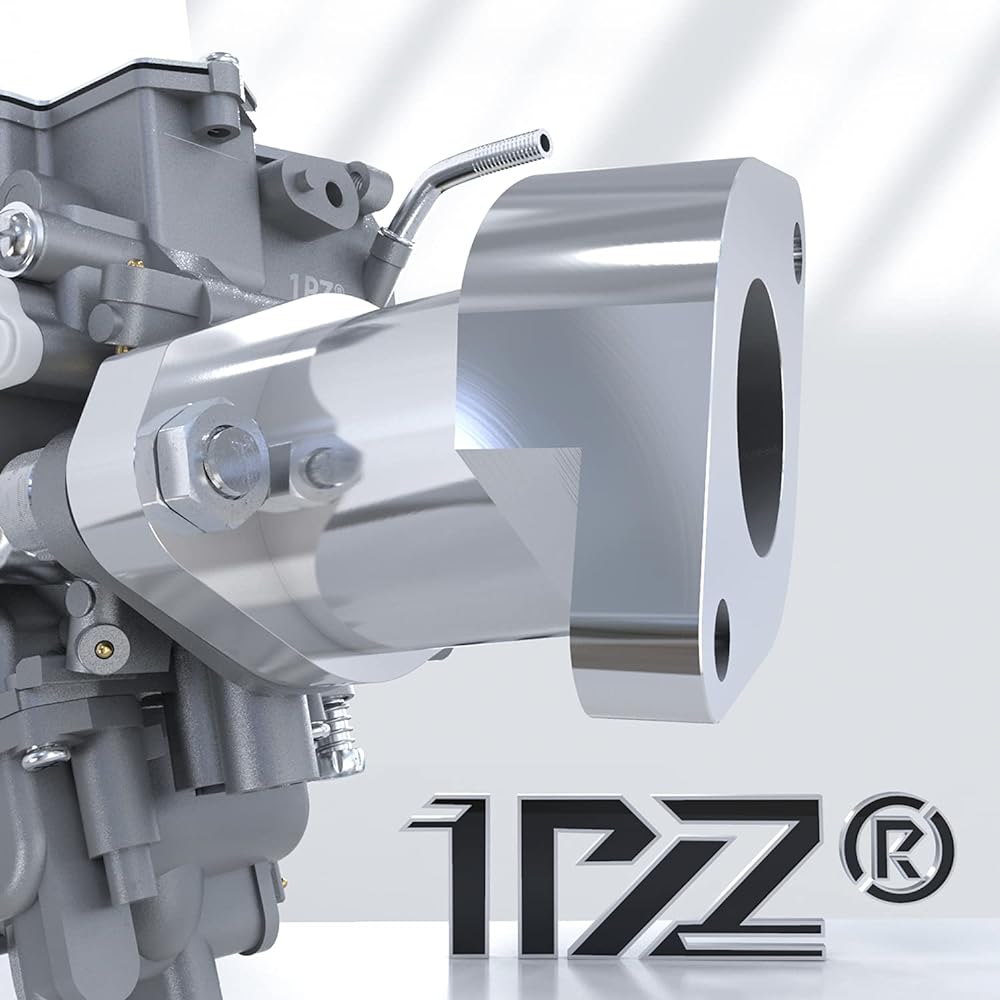 1PZ B35-YF3 CNC 6061-T6 Aluminum Carburetor Intake Manifold Boot Joint Yamaha Big Bear MOTO-4 Kodiak YFM350 YFM400 1987-1998 ATV Quad 4 Wheel