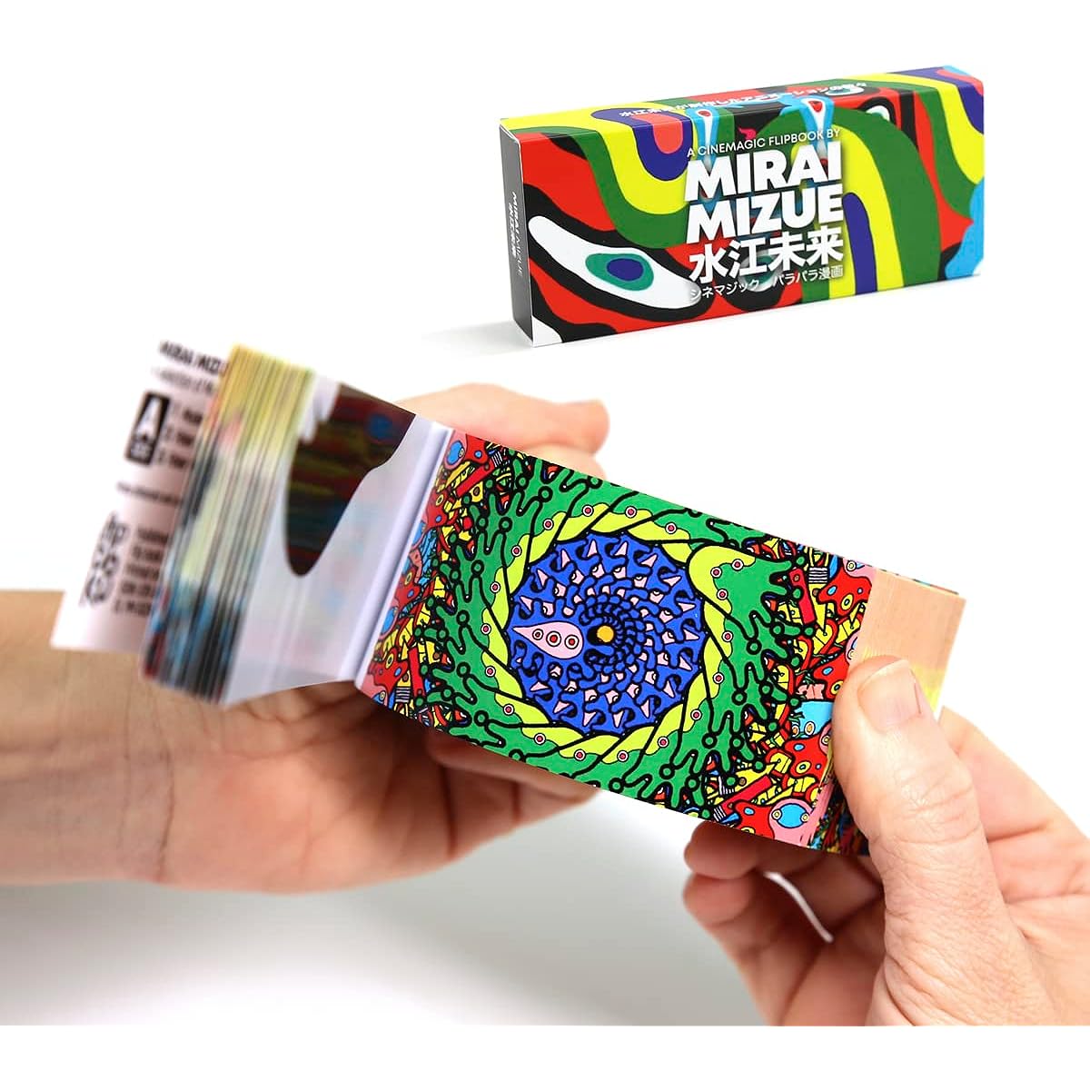 Flipboku - Mizue Mirai Flipbook - 6 Mysterious Abstract Animations - Optical Illusion Game for Kids and Adults - AR Immersion