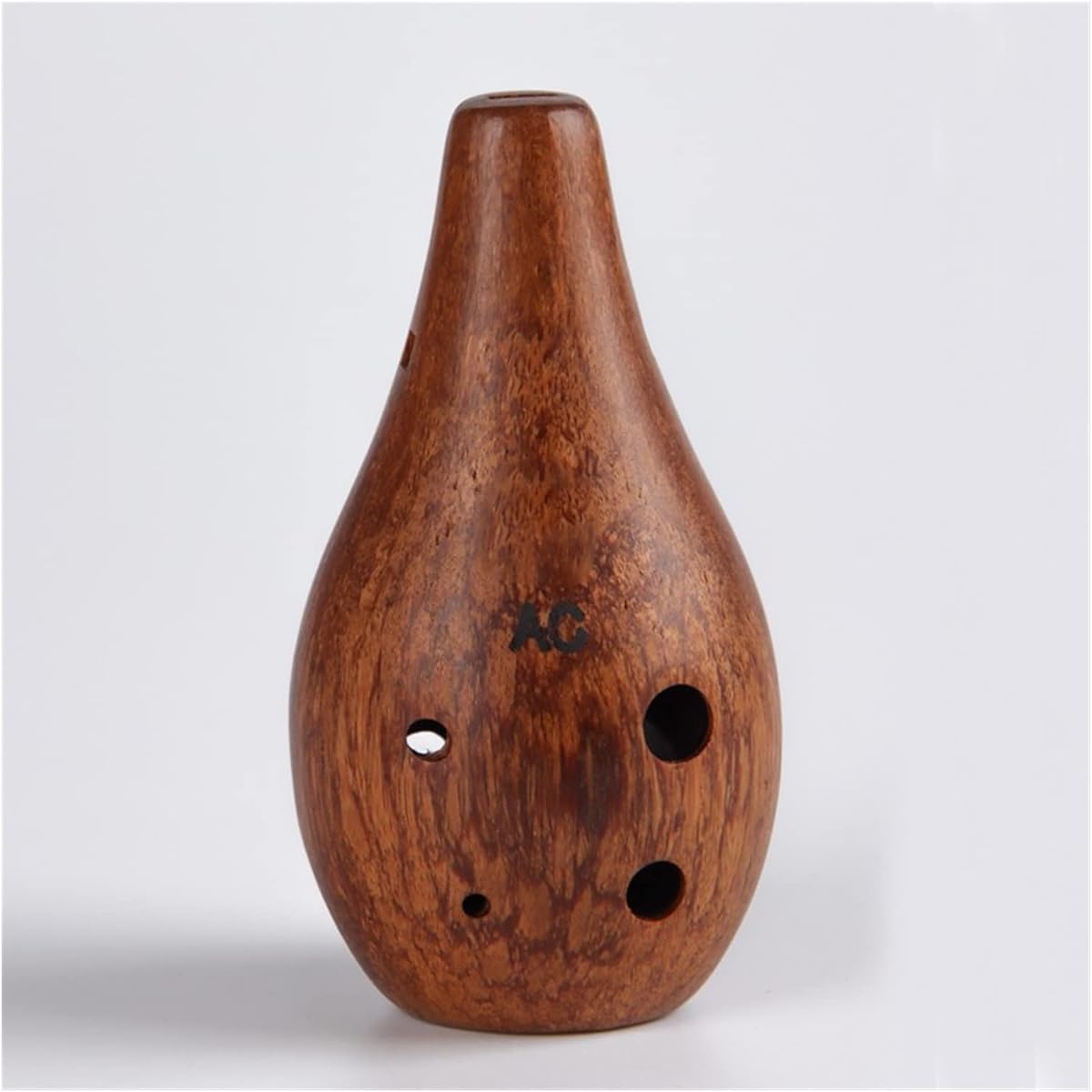 Holes AC Wooden Ocarina 6 Holes Alto C Tune Pottery Xun Drop-proof Heavy Bamboo Ocarina Beginner Student Ocarina Musical Instrument