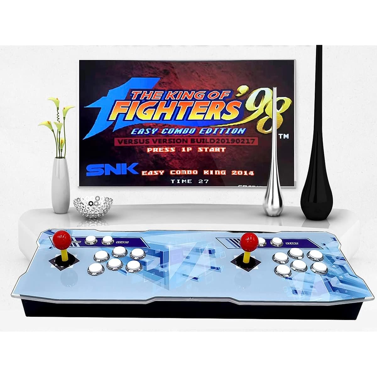 WYGAMING [10000+ Games] Pandora E-Sports Box Pro Arcade Game Console for Home Plug and Play HDMI Video Game Machine for Up to 4 Players Search/Save/Hide/Pause Games