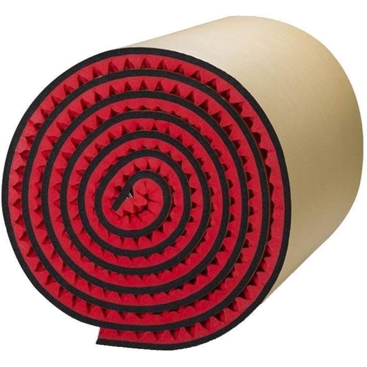 Red Acoustic Home Studio Soundproofing Treatment Accessories Foam Wall Panel Tiles Fireproof Sound Absorbing Cotton 1M