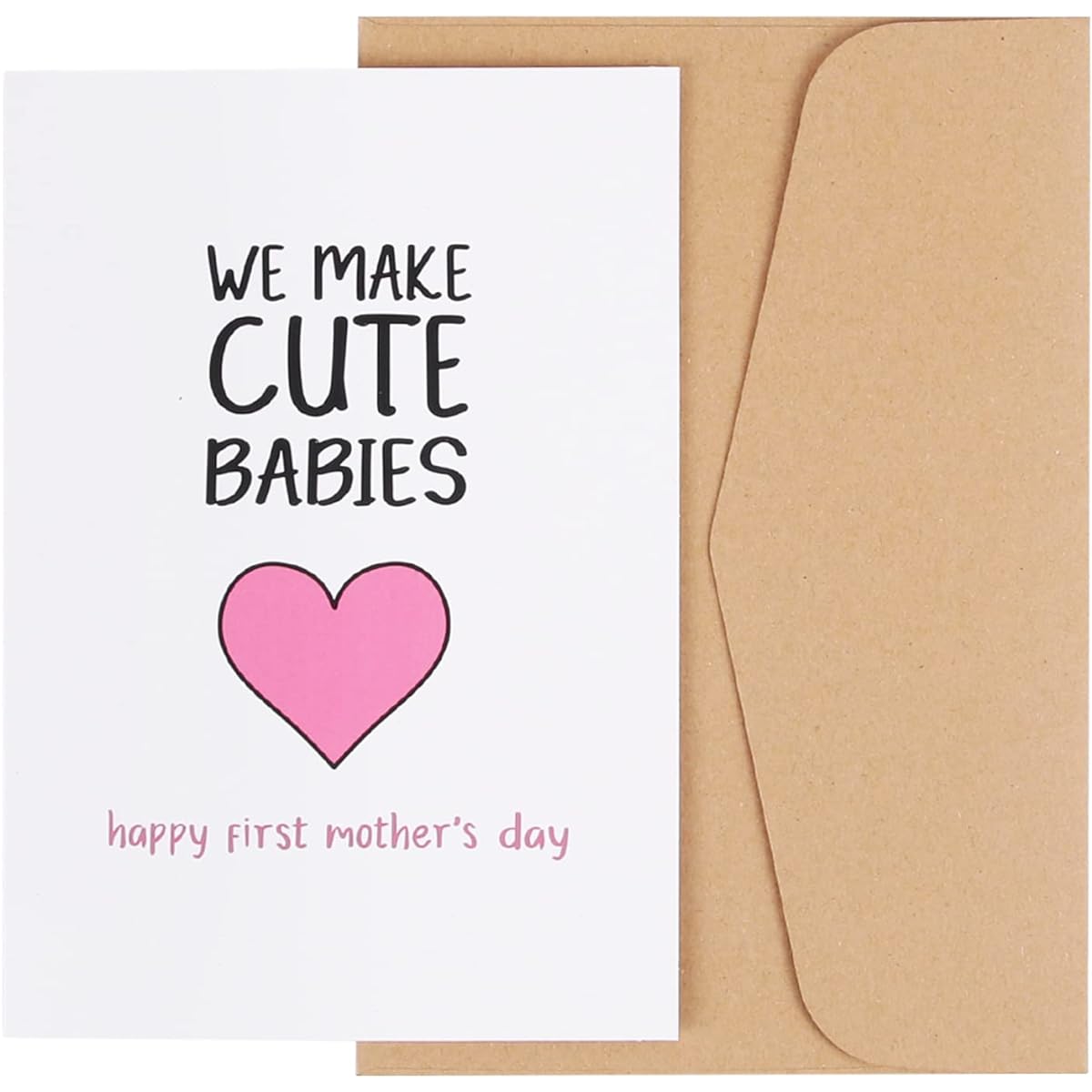 CJ&M Greeting Card Mother's Day We Make Cute Babies Happy First Mother's Day Mother's Day Card Mommy/Happy Birthday Mommy/Baby Mother's Day/Mommy Mommy/Funny Greeting Card