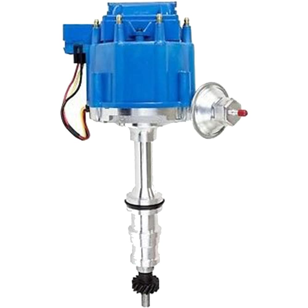A-TEAM Performance Ford FE 332 352 360 390 406 427 428 Blue Hei Distributor + 8mm Spark Plug Wire