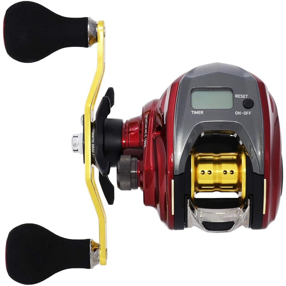 DAIWA Double Axis Reel with Counter 18 Spartan MX IC (Right/Left Handle) (2018 Model)