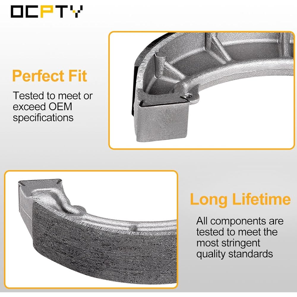 OCPTY Brake Shoes 2000 2001 2002 2003 2004 2005 2006 Honda Rancher 350 TRX350FM 4x4 S/TRX350TE 2x4 ES