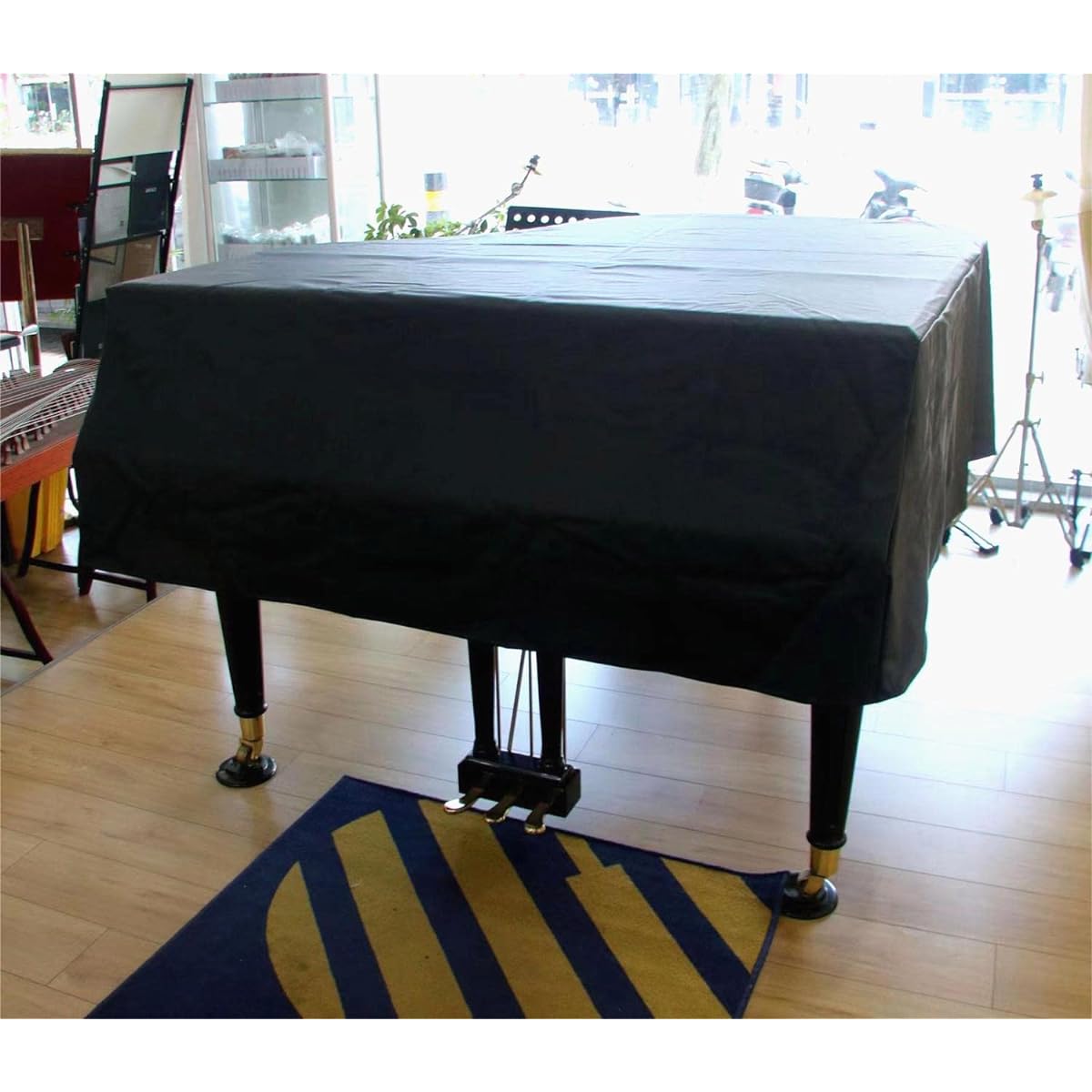 Grand Piano Cover - Leather Quality Material - Dustproof, Waterproof, Moistureproof, Anti-Nail - GLHDDL Grand Piano Protective Full Cover (200cm/78.7inch)