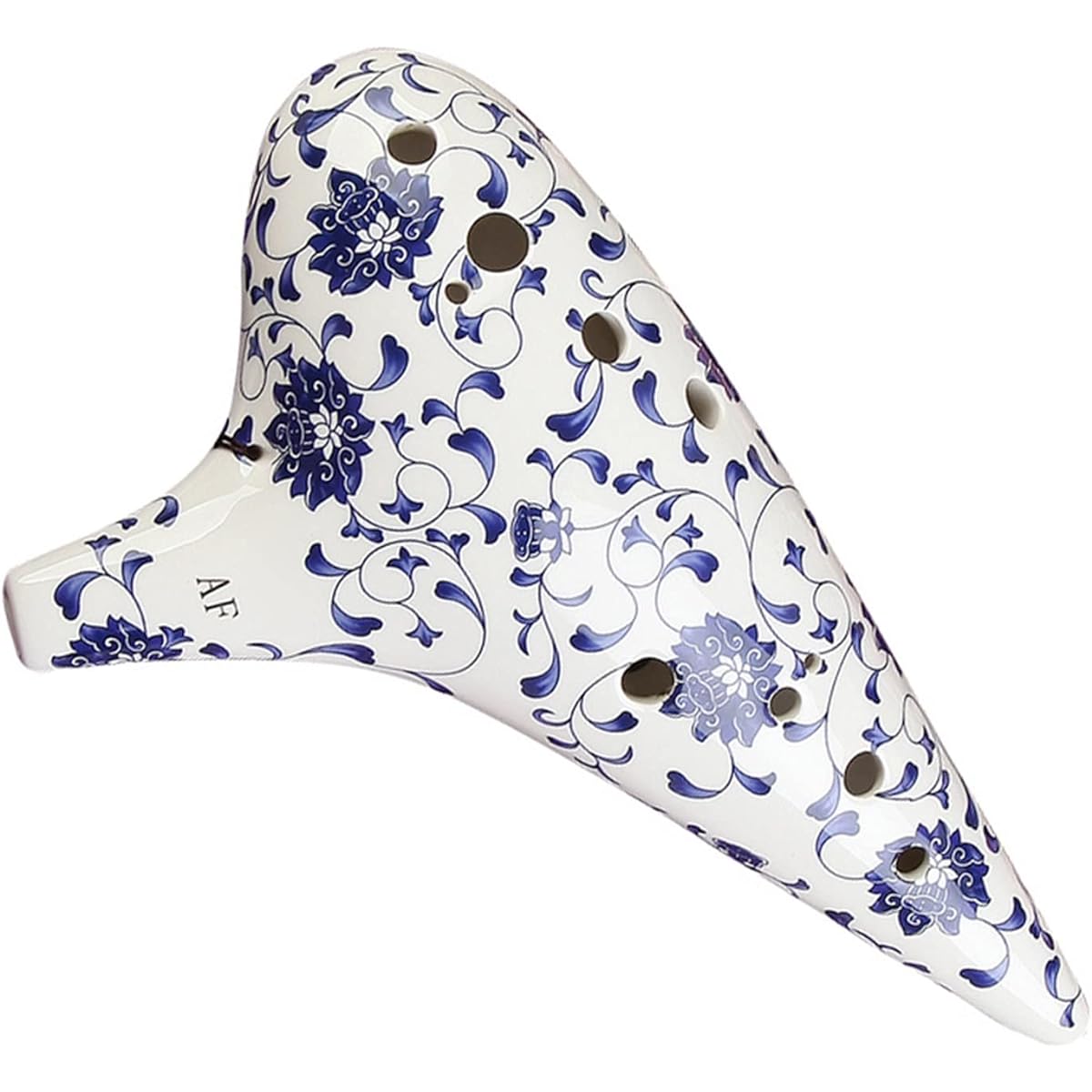 12 Holes Alto F Tune Student Ocarina Professional Playing Blue and White Porcelain Ocarina Musical Instrument Ocarina Instrument