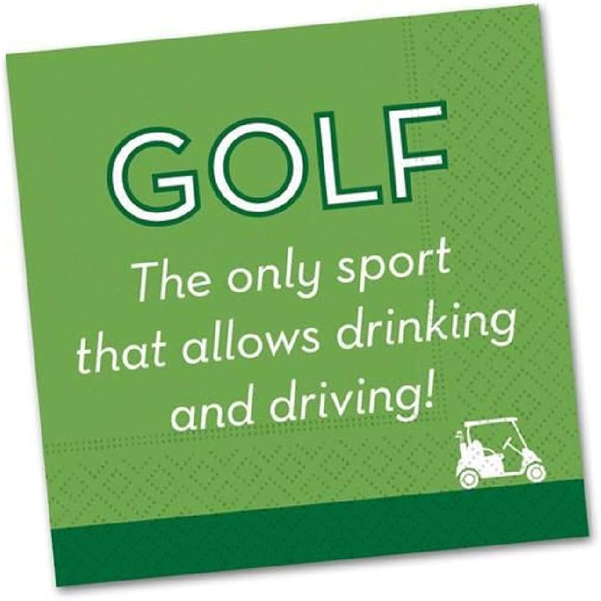 Design Design Design Golf Drink & Drive Cocktail Napkins