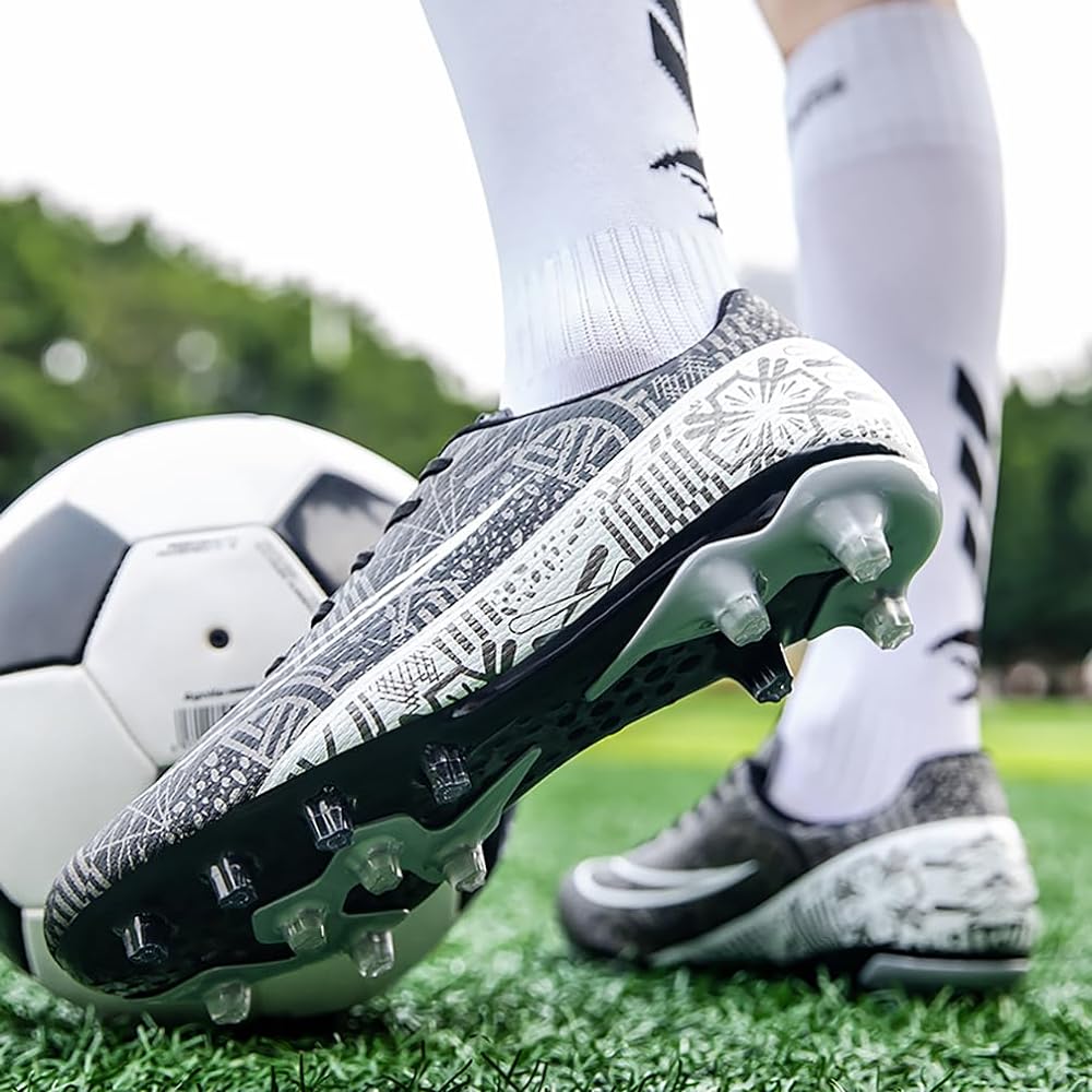 [BROHN] Soccer Training Shoes Men's Women's Soccer Shoes Kids Soccer Spikes Junior Training Shoes Futsal Professional Soccer Shoes Spikes Soccer