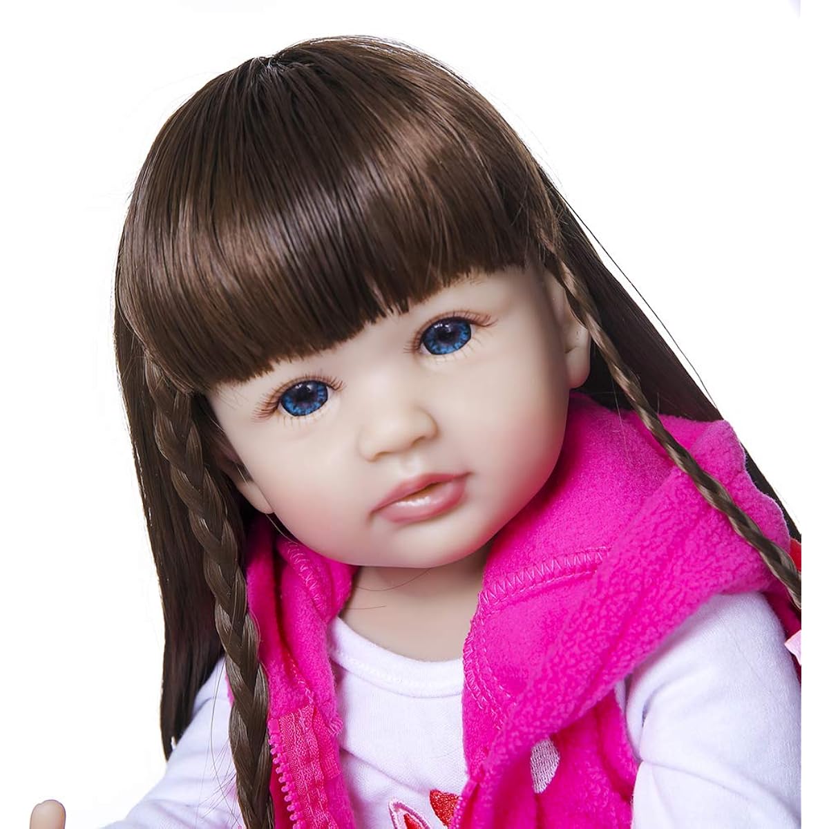 ROSHUAN Reborn Baby Boy 22" Realistic Reborn Doll Lifelike Full Body Silicone Vinyl Reborn Boy Doll Gift Set for Ages 3+ (22" Giraffe)