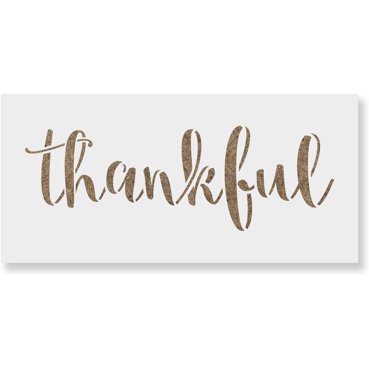 Thankful Stencil Template - Reusable Stencils with Multiple Sizes Available 36"x24"