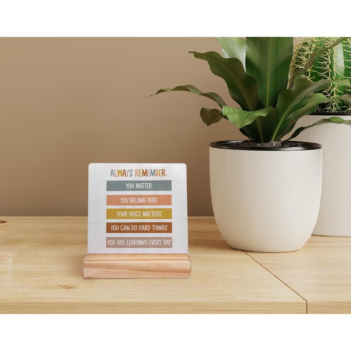 150-XQ-WSP-Inspirational Wooden Stand Plaque