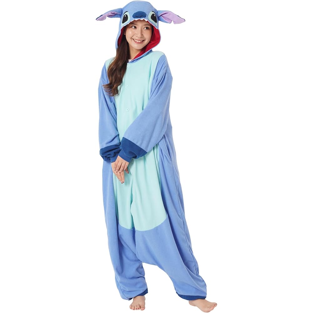 [SAZAC] DNY-071 Character Fleece Kigurumi One Size Fits Most Disney Stitch