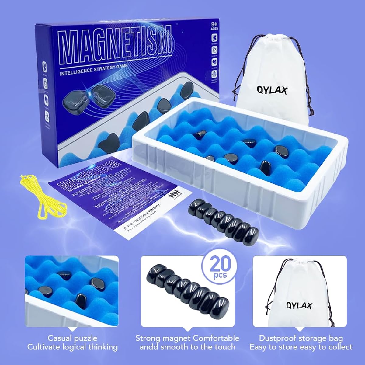Magnetic Chess Game for Kids and Adults Multiplayer Magnetic Chess Game Fun Tabletop Magnet Game