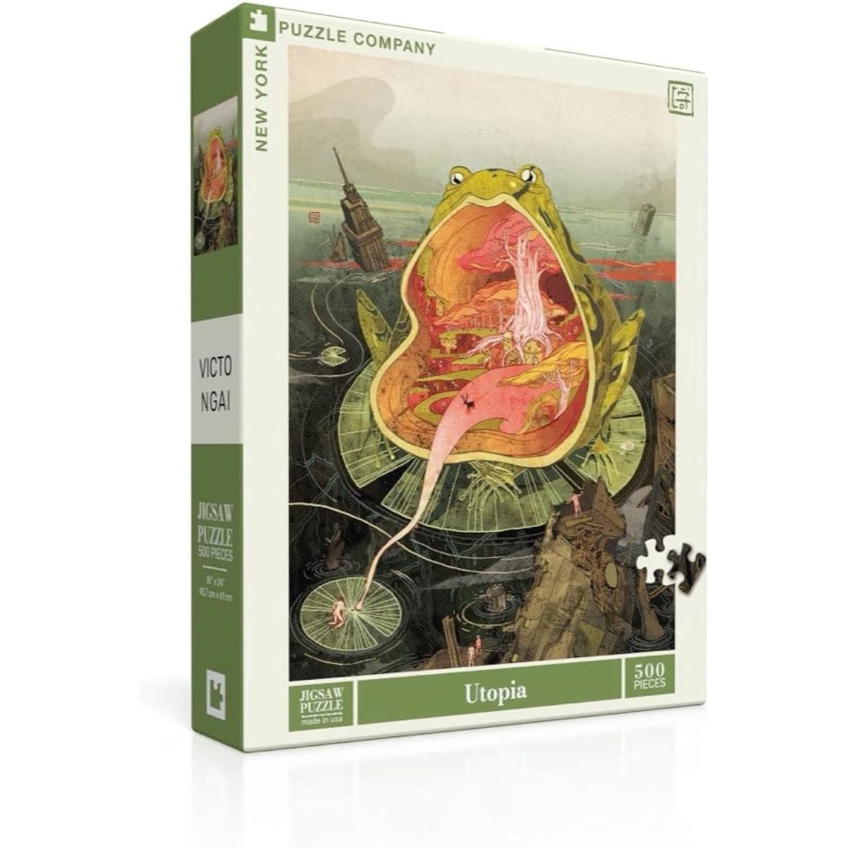 New York Puzzle Company - Victo Ngai Utopia - 500 Piece Jigsaw Puzzle