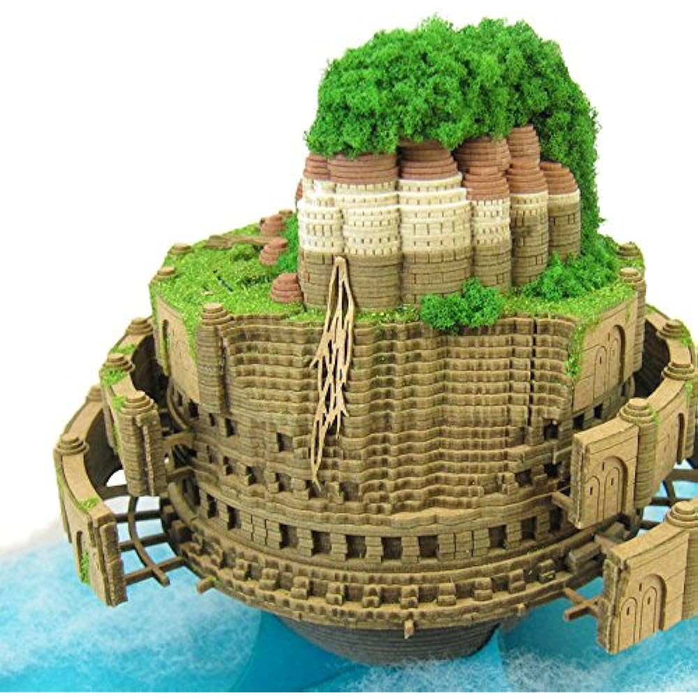 Sankei Studio Ghibli Series Laputa Castle in the Sky Laputa Castle Non-Scale MK07-33 Paper Craft