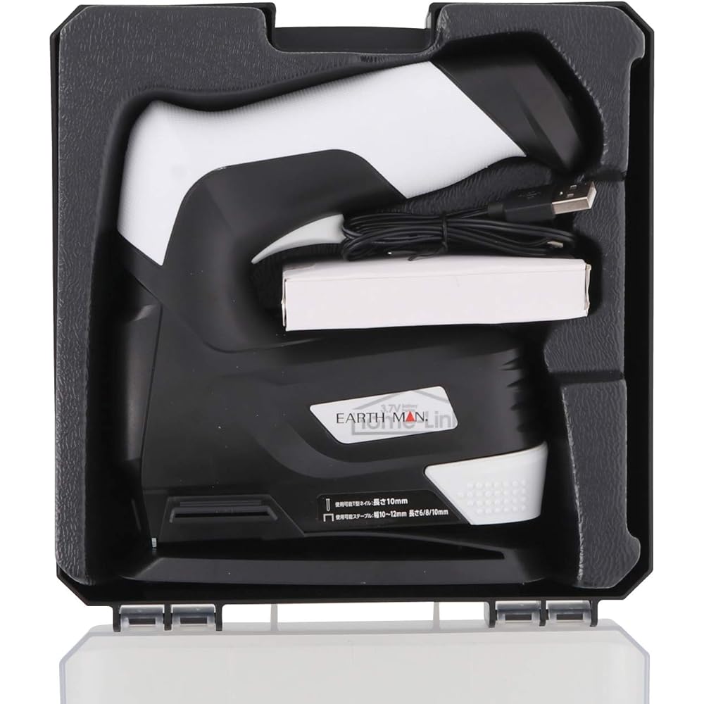 Takagi Electric Tacker EARTH MAN Home-Link 3.7V Rechargeable Tacker & Stapler DTK-37LiA