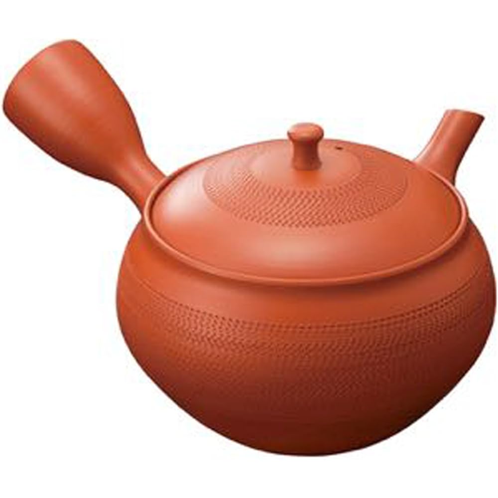 Tokoname ware teapot 7-154 Hokuryu No. 13 Shallow bag-shaped teapot 250ml Ceramesh for high-grade sencha Made in Japan Boxed T1258