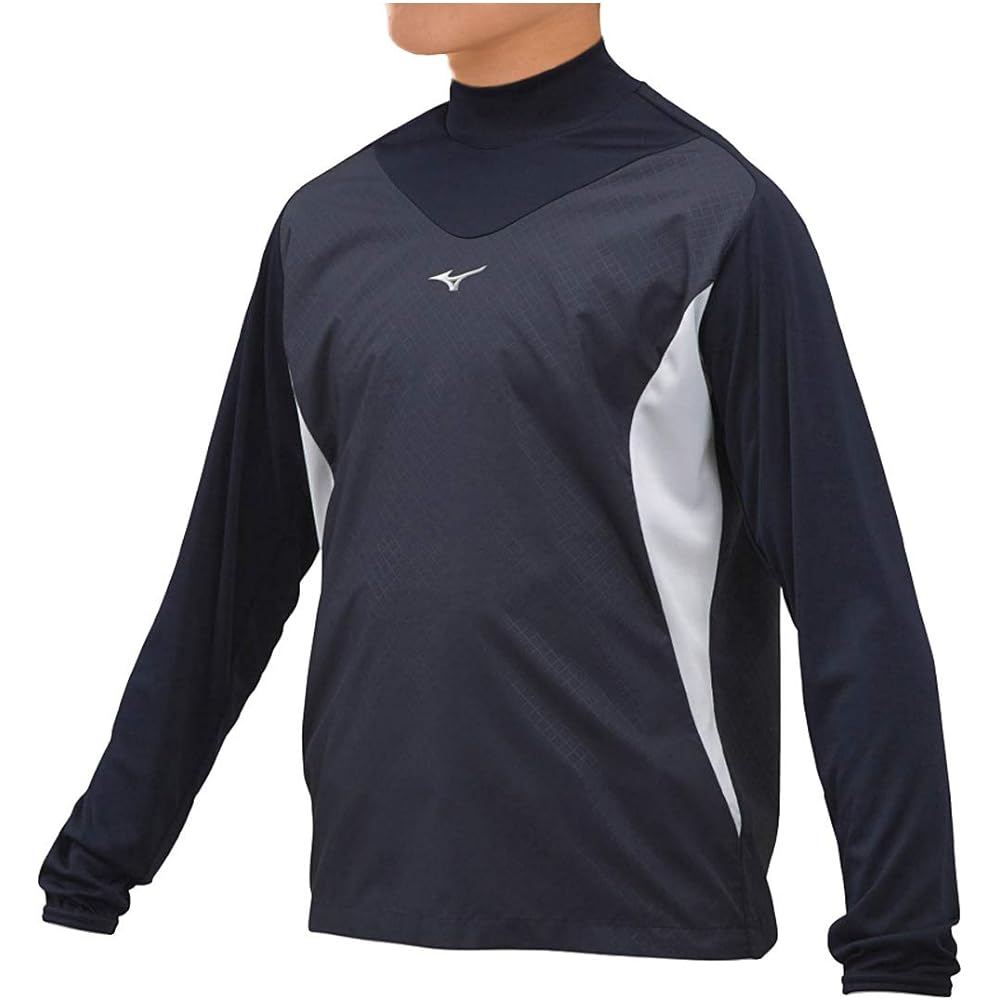 Mizuno Junior Boys Training Wear (Top) High Neck Long Sleeve Training Jacket 12JE8J33