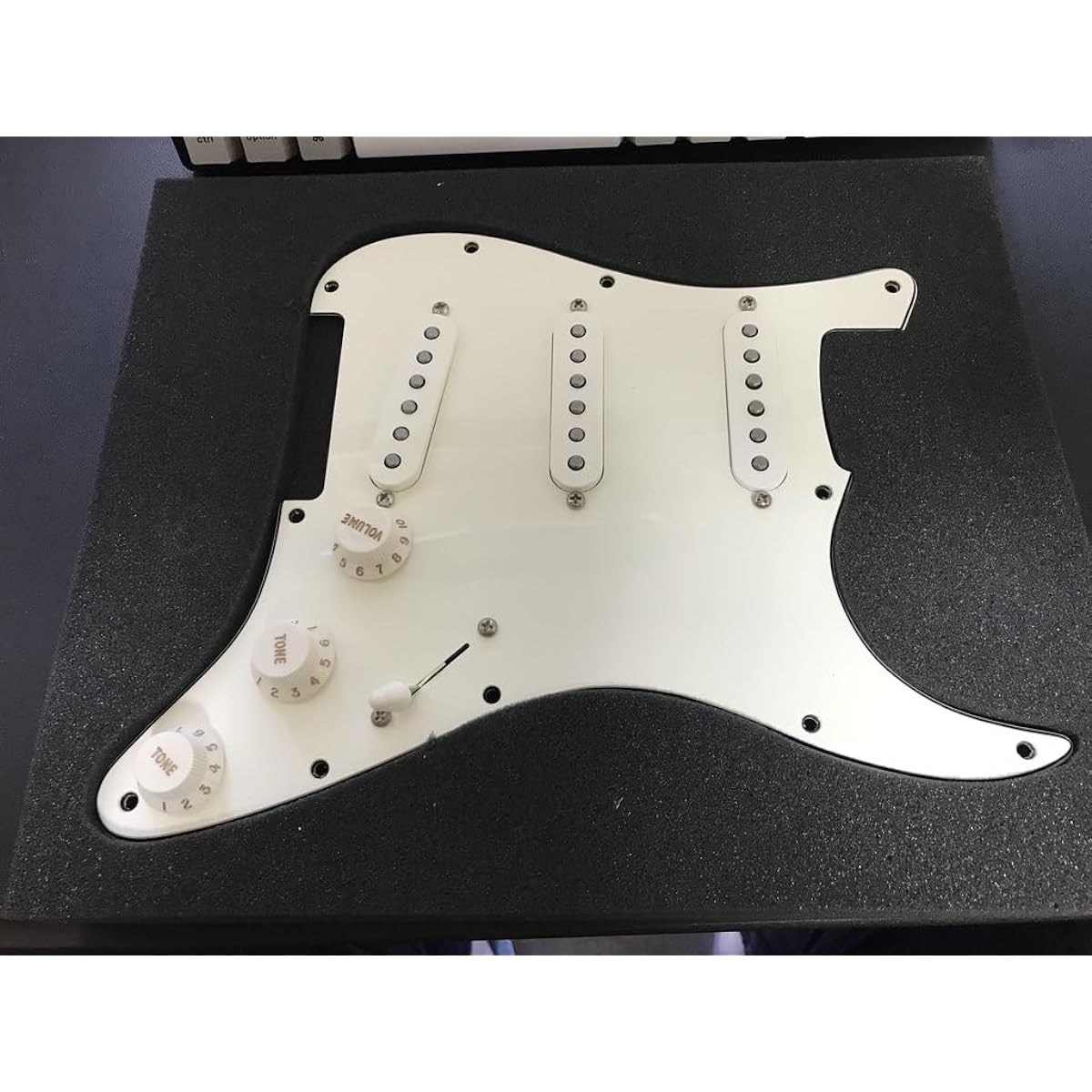 Fender MEX PLAYER STRATOCASTER assembly.