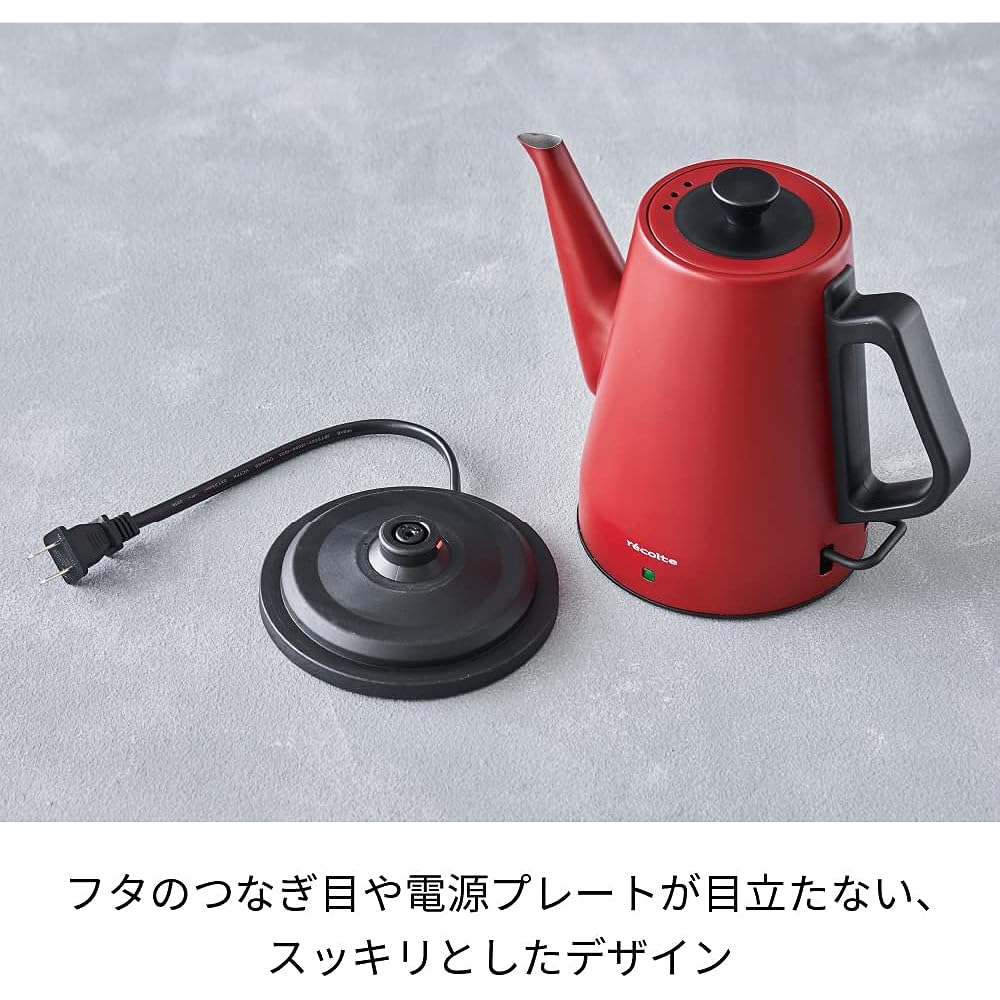 Recolte Classic Kettle Clair [0.8L / RCK-3] recolte Classic Kettle Clair (Red)