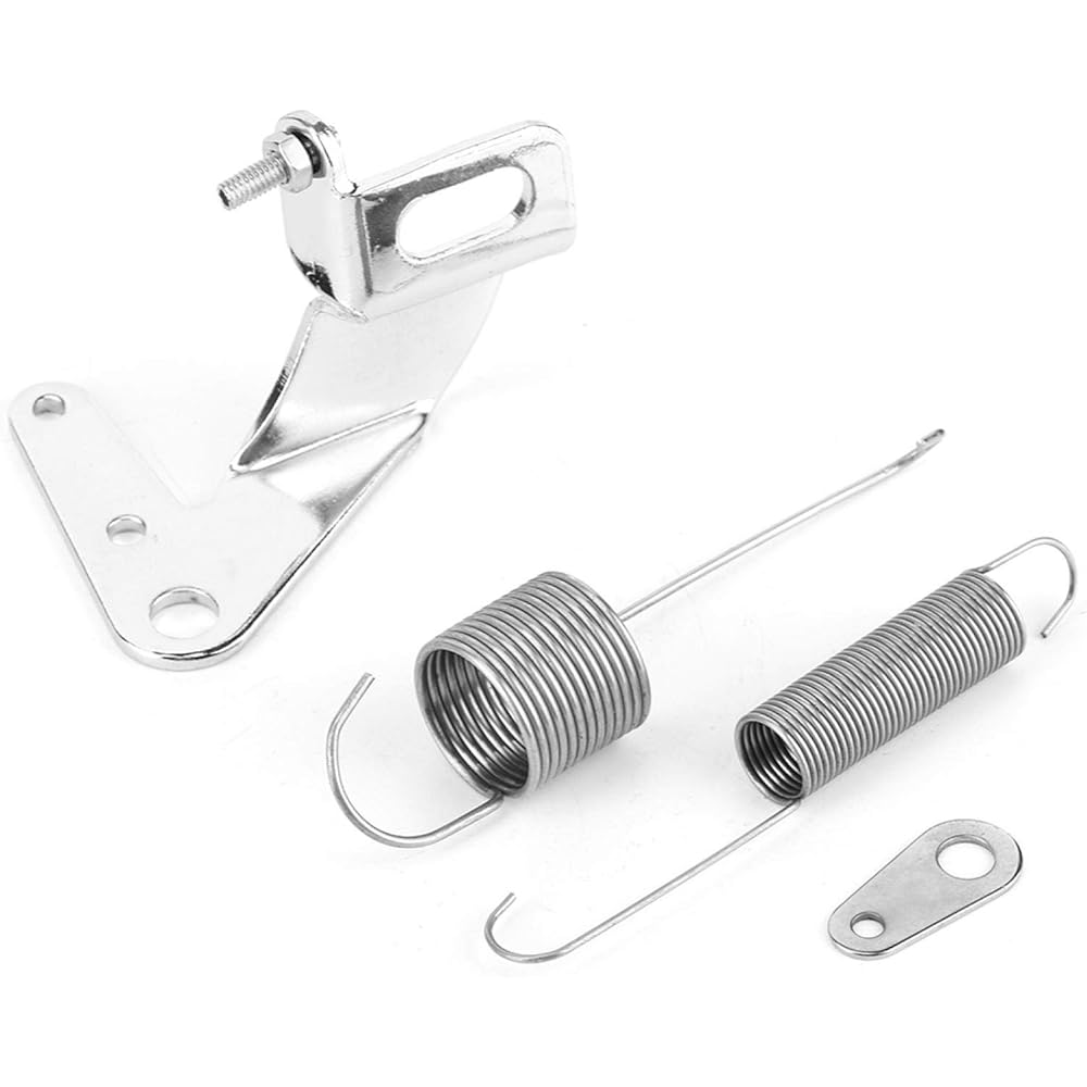 Throttle Return Spring, Car Carburetor Throttle Cable Bracket Dual Return Spring Set Stainless Steel Parts