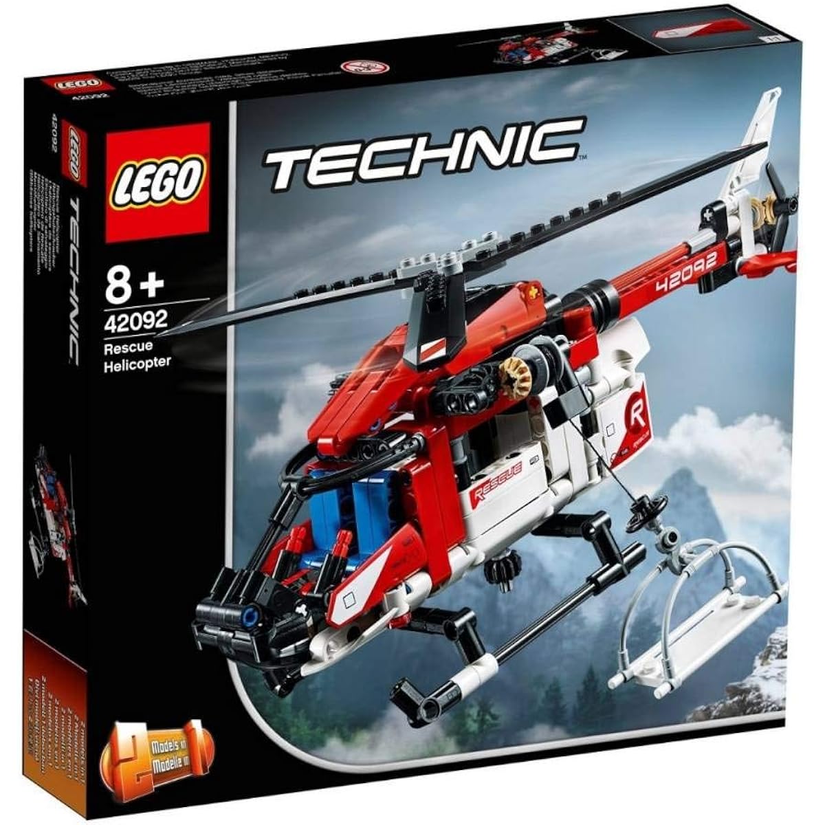 LEGO Technic Rescue Helicopter 42092 Building Kit (325 Pieces)