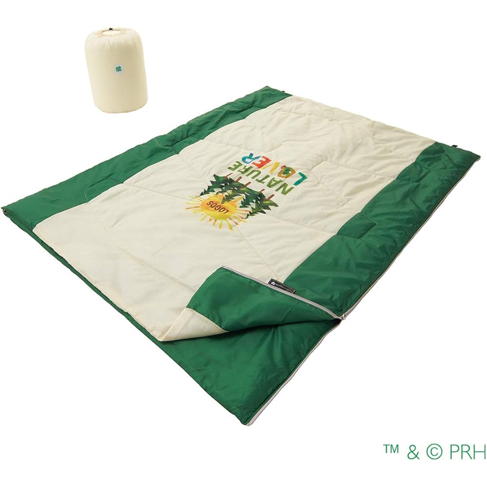 LOGOS The Very Hungry Caterpillar Sleeping Sleeper 2 86009118 Green (approx.) 140 x 190 cm