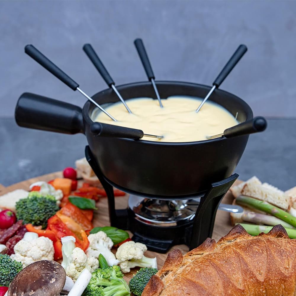 BOSKA fondue set for 8 people Nero XL 853541