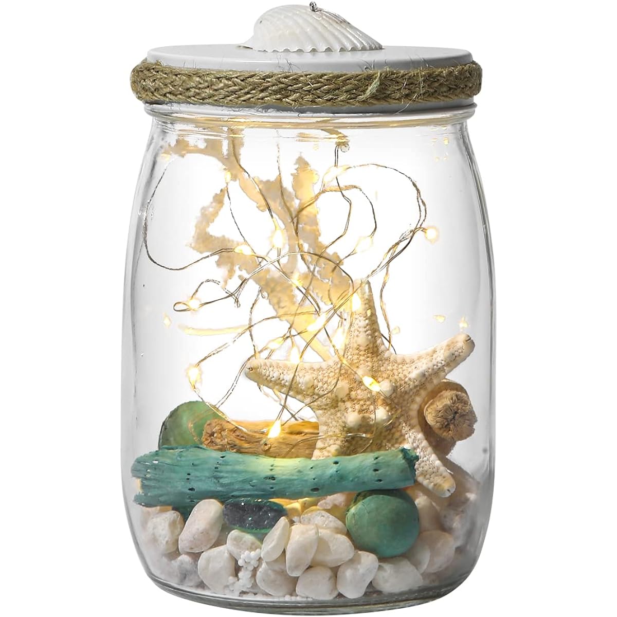 Jar Light Outdoor Fairy Night Light Gift Country Style Solar Fairy Lantern Garden Halloween Decoration Outdoor Fairy Night Light Gift
