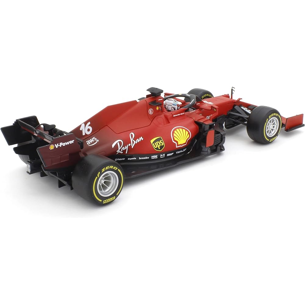 Kyosho Bburago 1/18 Ferrari SF21 (2021) No.16 C. Leclerc Completed Product 18-16809L
