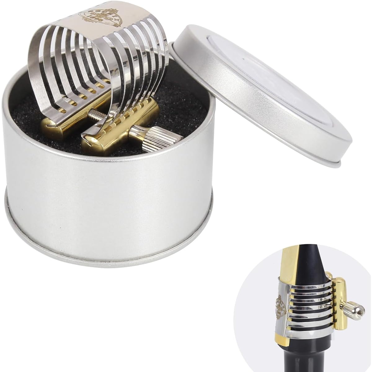 Rochix Stainless Steel Ligature for Tenor Saxophone